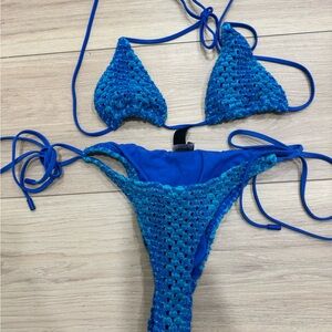 Triangl Crochet Bikini Set